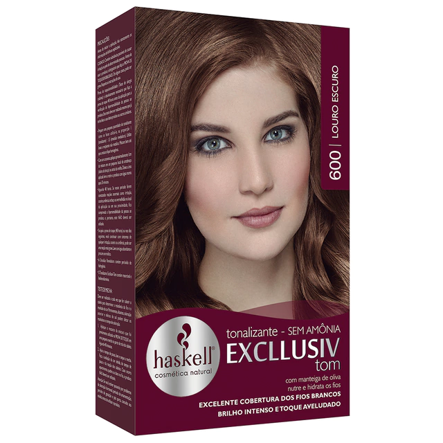 Tonalizante Excllusiv Tom 600 Louro Escuro - Haskell