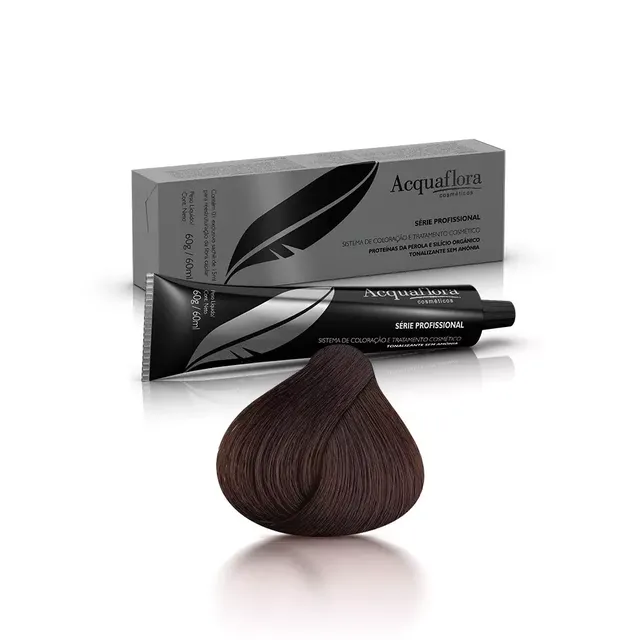 Tonalizante Sem Amônia 4.0 Castanho Natural - Acquaflora