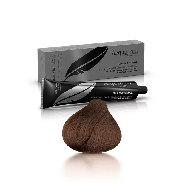 Tonalizante Sem Amônia 7.31 Loiro Natural Bege Dourado - Acquaflora