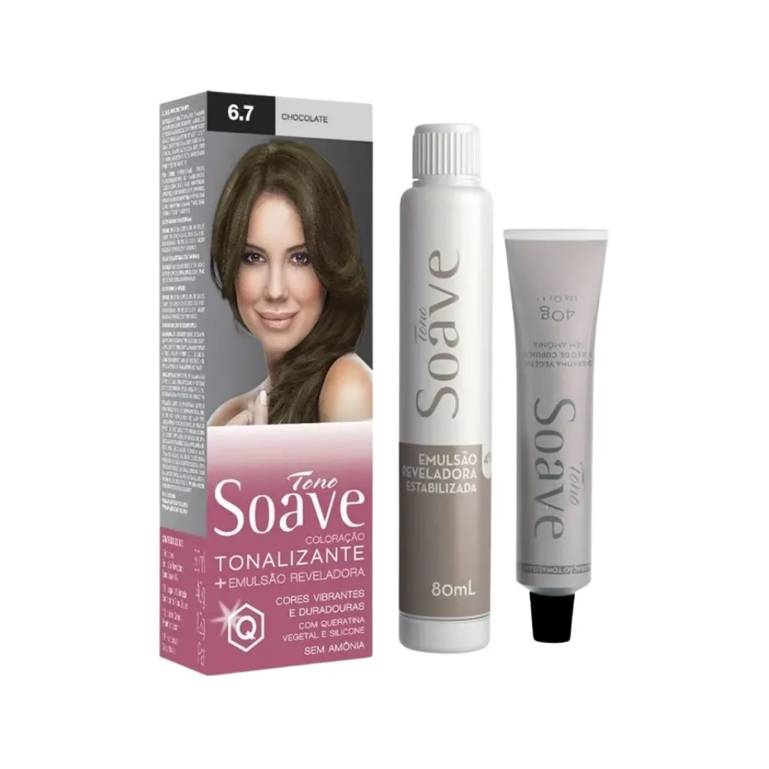 Tonalizante Tono Soave Sem Amonia 6.7 Chocolate