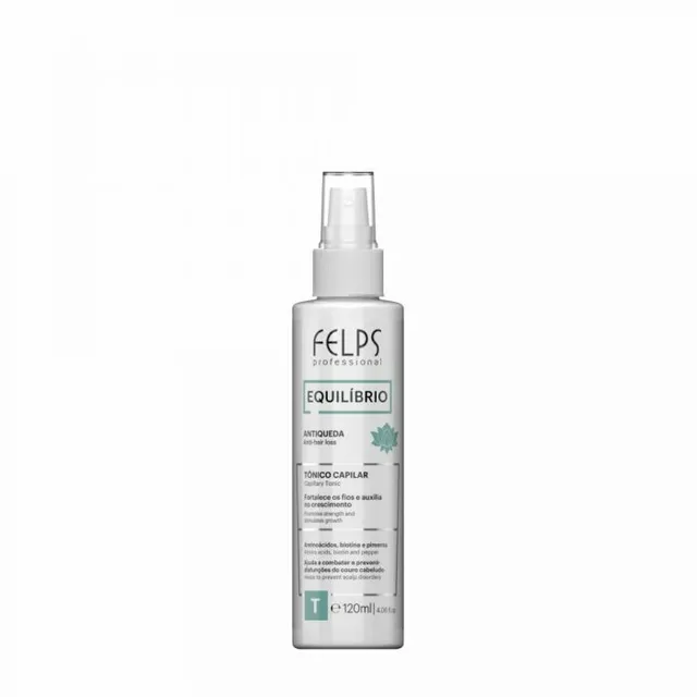 Tonico Capilar Profissional Equilíbrio Antiqueda 120ml - Felps