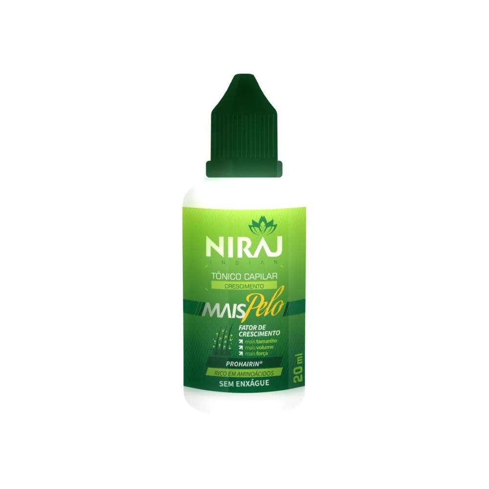 Tônico Capilar Mais Pelo Niraj Crescimento 20ml