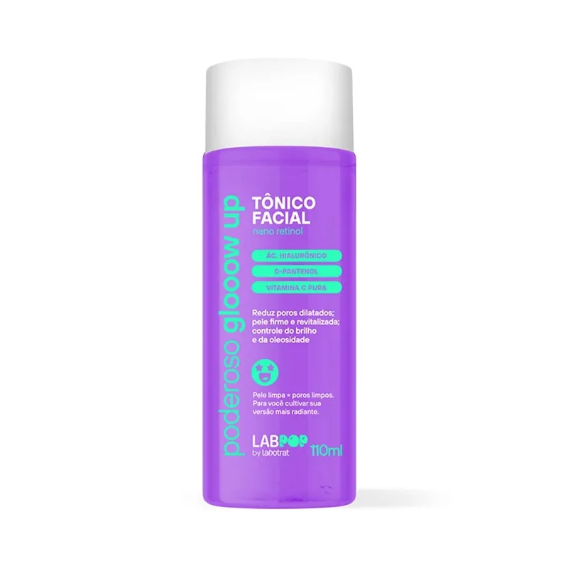 Tônico Facial Poderoso Glow Up LabPop 110ml Labotrat