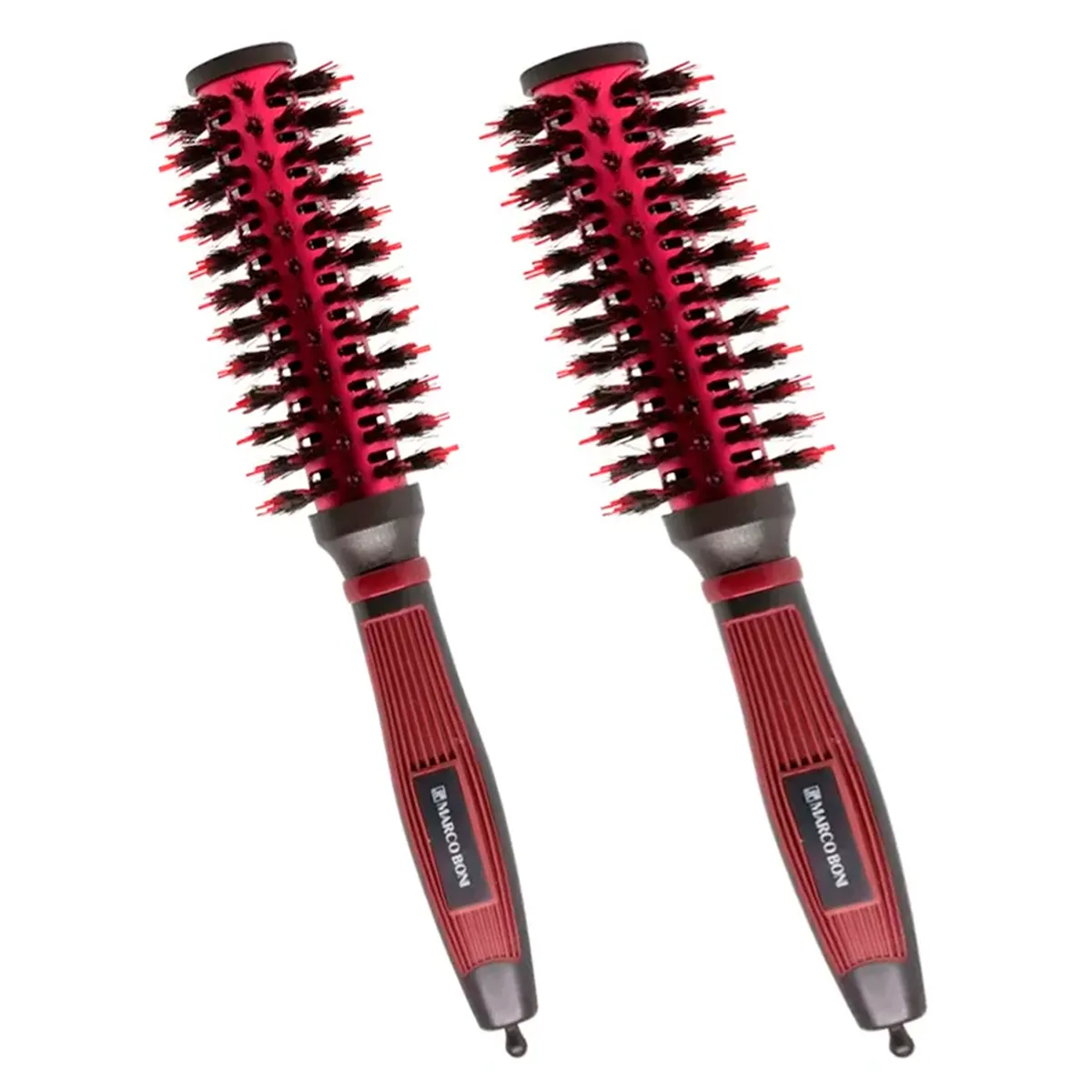 Kit 2 Escovas de Cabelo Thermal Metallic Total Air Marco Boni Vermelho