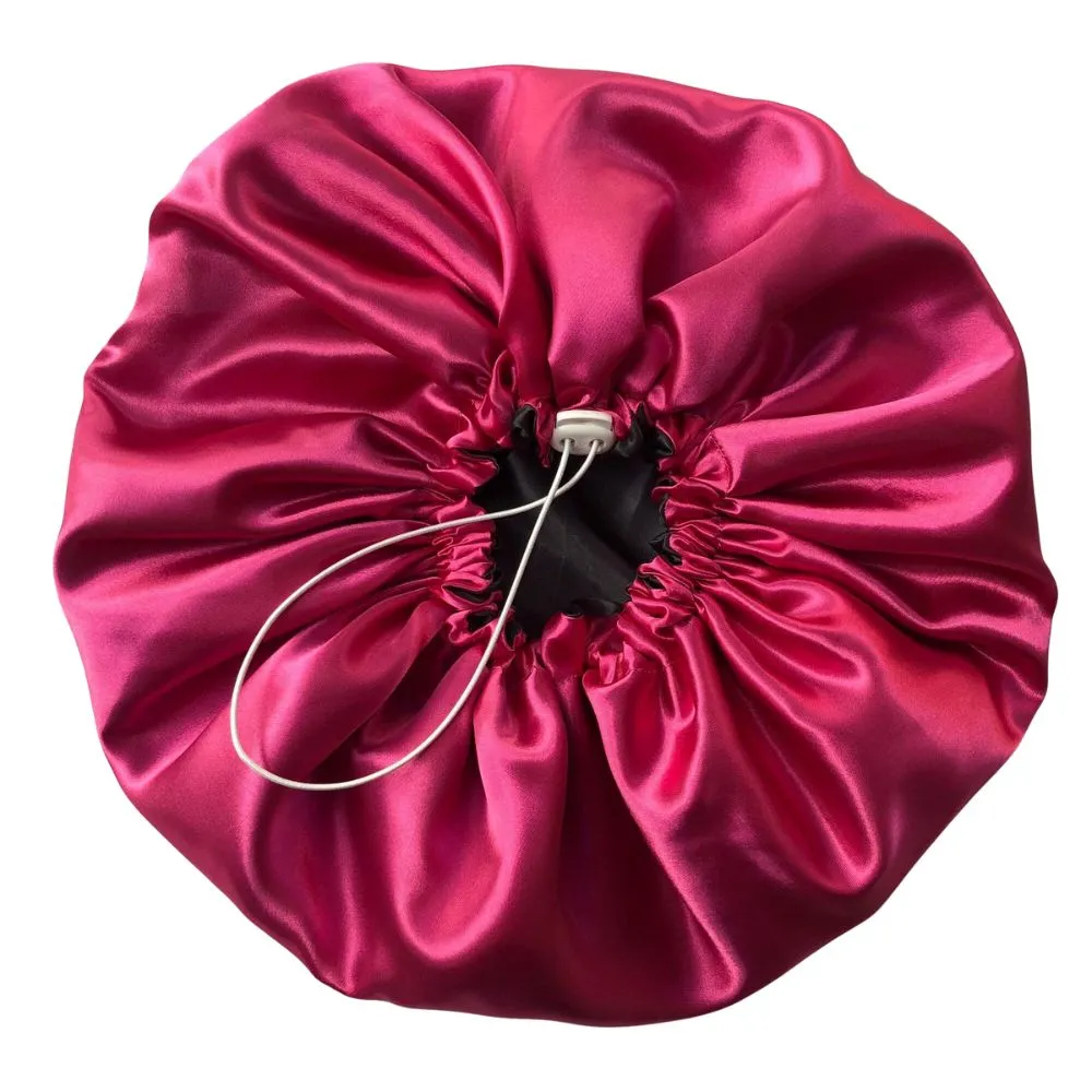 Touca de Cetim Dupla Ajustável 1un - Cores Sortidas