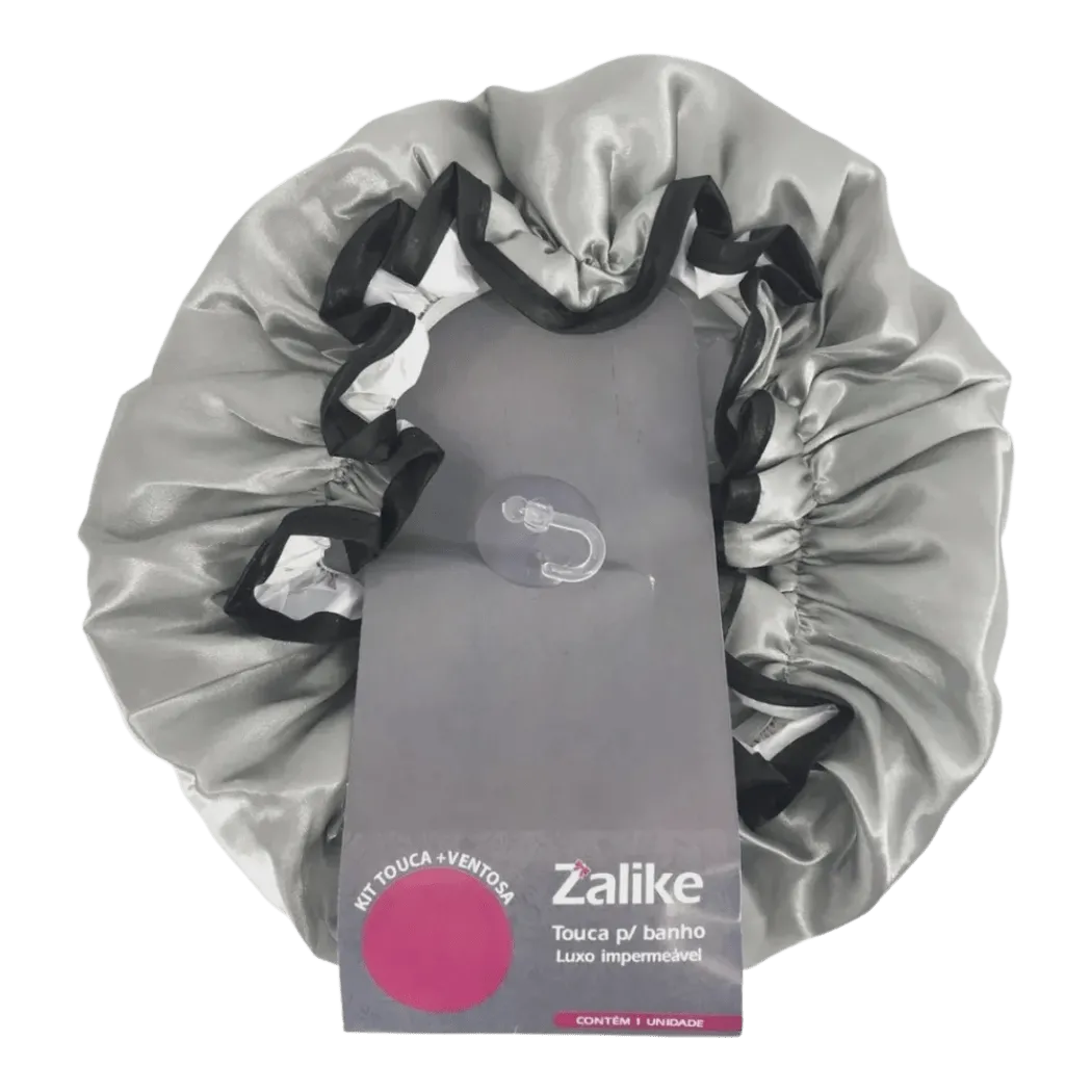 Touca para banho luxo impermeável + Ventosa Zalike
