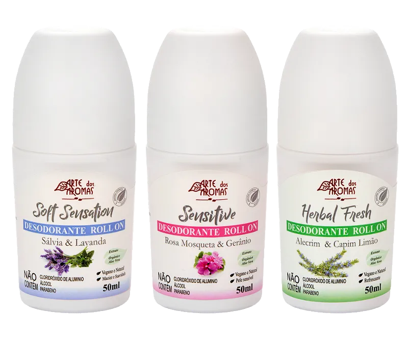 Trio Desodorante Roll On 50ml