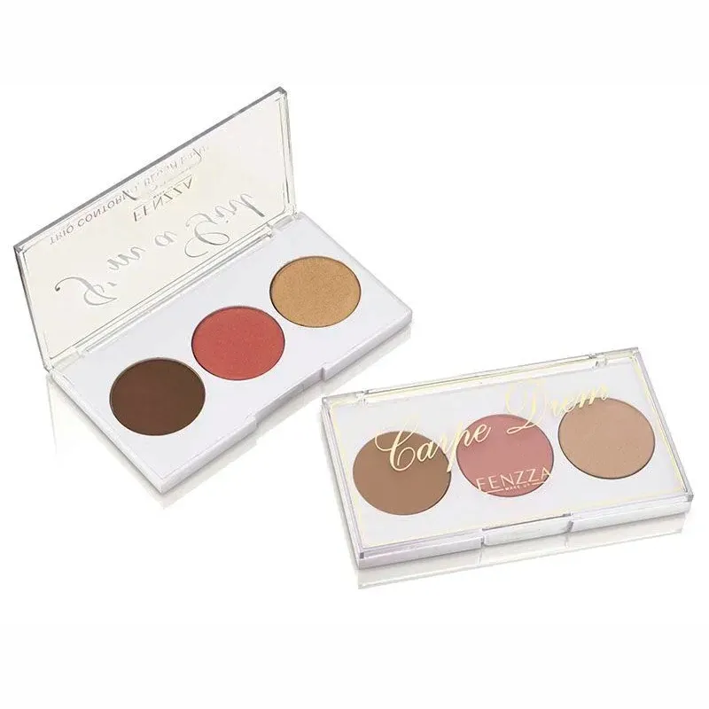 Trio Contorno, Blush e Iluminador Carpe Diem 10,5g Fenzza