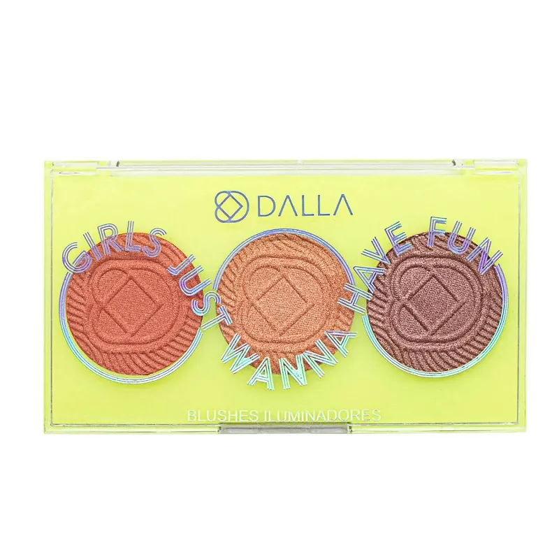 Trio De Blushes Iluminadores Girls Just Wanna Have Fun 9g Dalla
