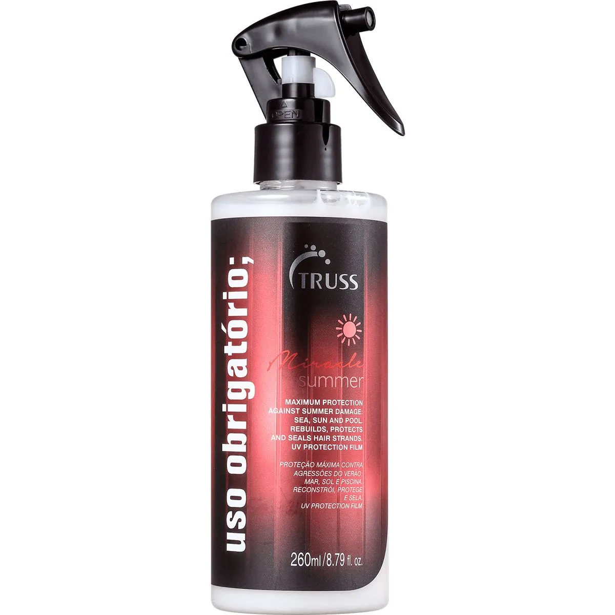 Tratamento Reconstrutor Uso Obrigatório Truss Miracle Summer 260ml