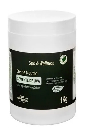 Creme Semente de Uva - Arte dos Aromas - Frasco com 1 Kg