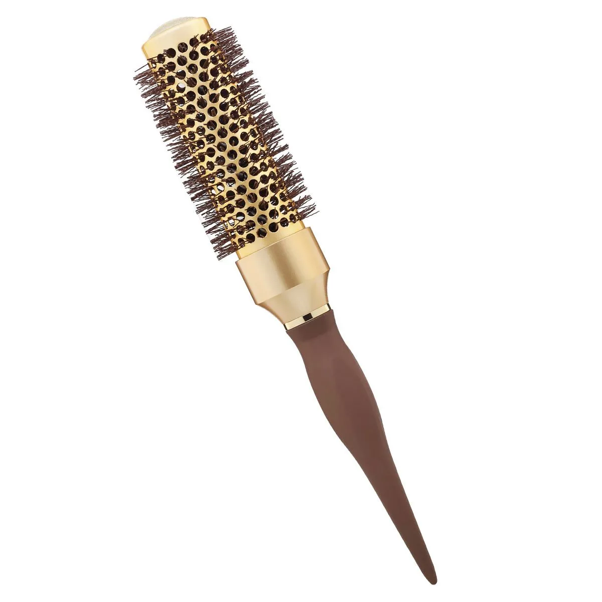 Escova de Cabelo Profissional Térmica 18K Dourada 50mm