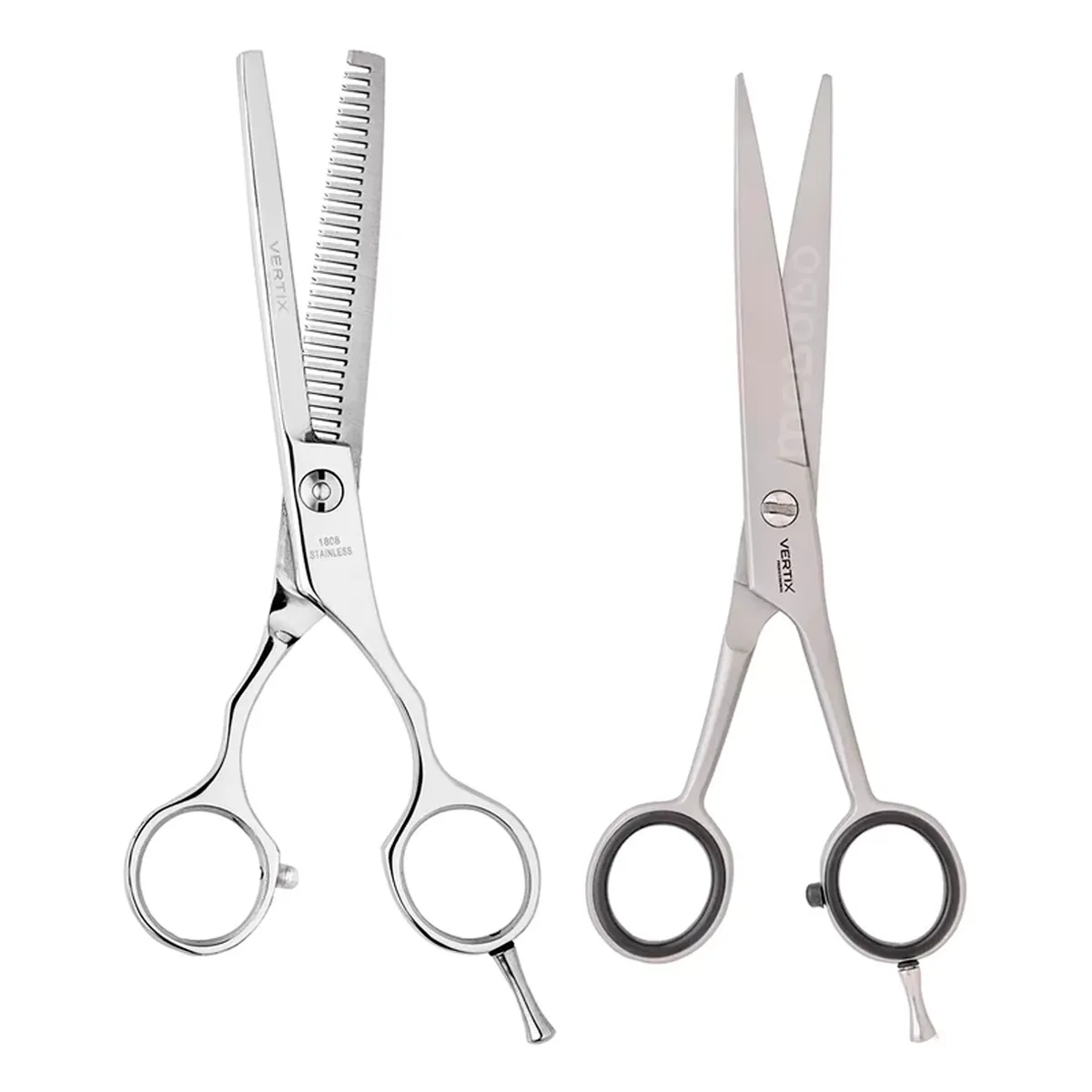 Kit Tesoura Vertix Desbaste 6.0 + Fio Navalha 5.0 Polegadas