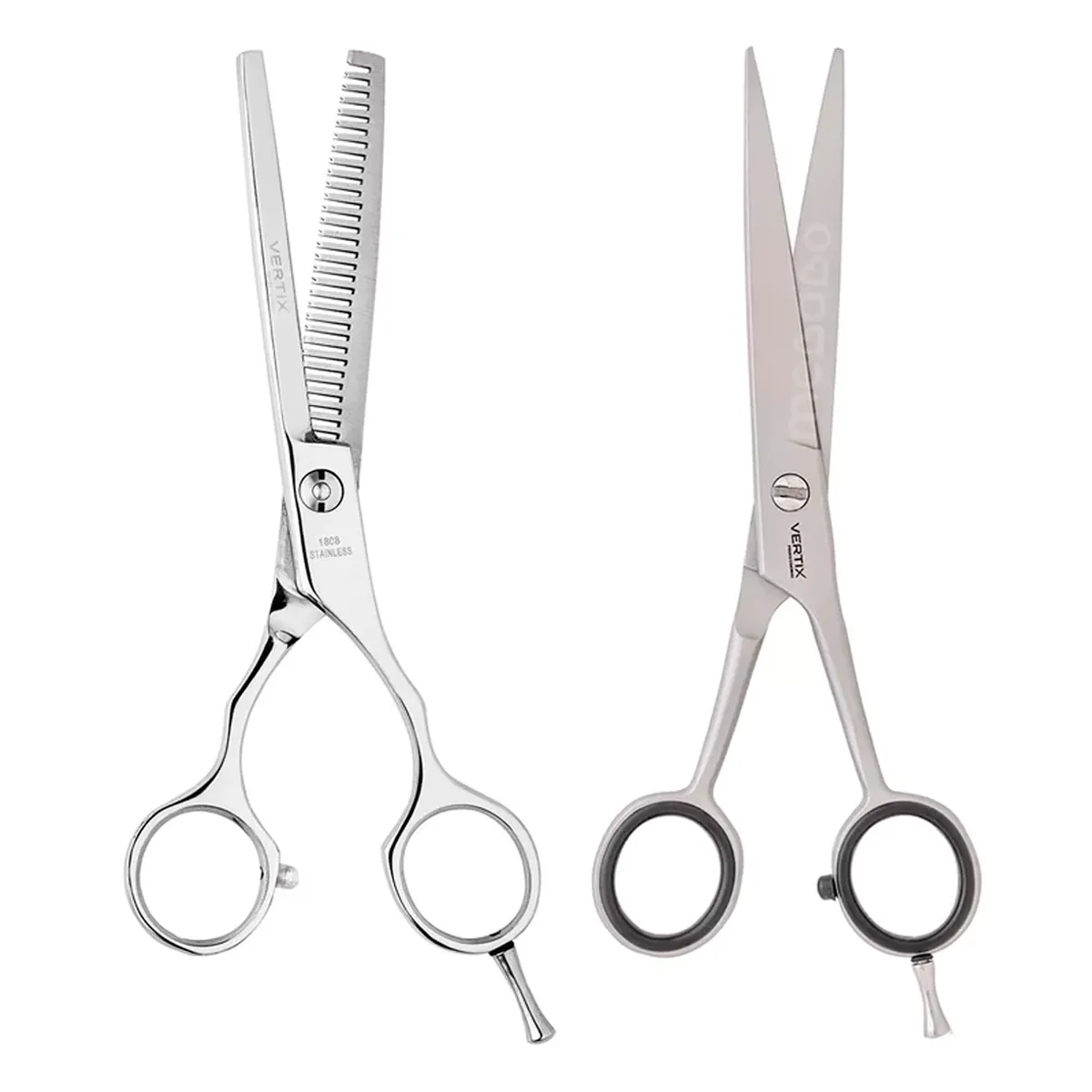 Kit Tesoura Vertix Desbaste 6.0 + Fio Navalha 5.5 Polegadas