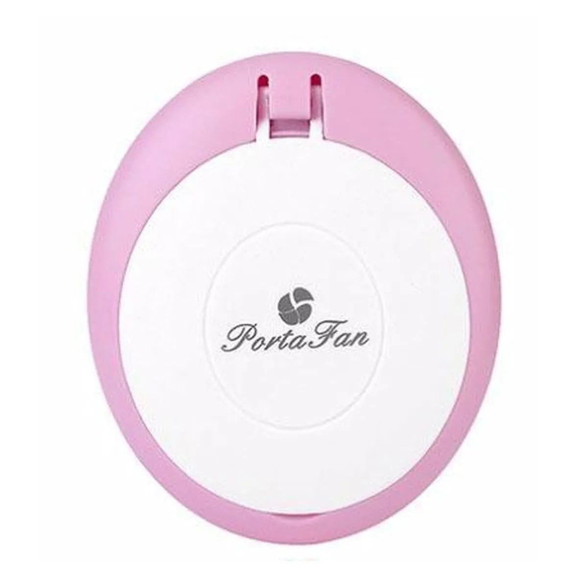 Ventilador de Mão Para Alongamento de Cílios Com Espelho Rosa