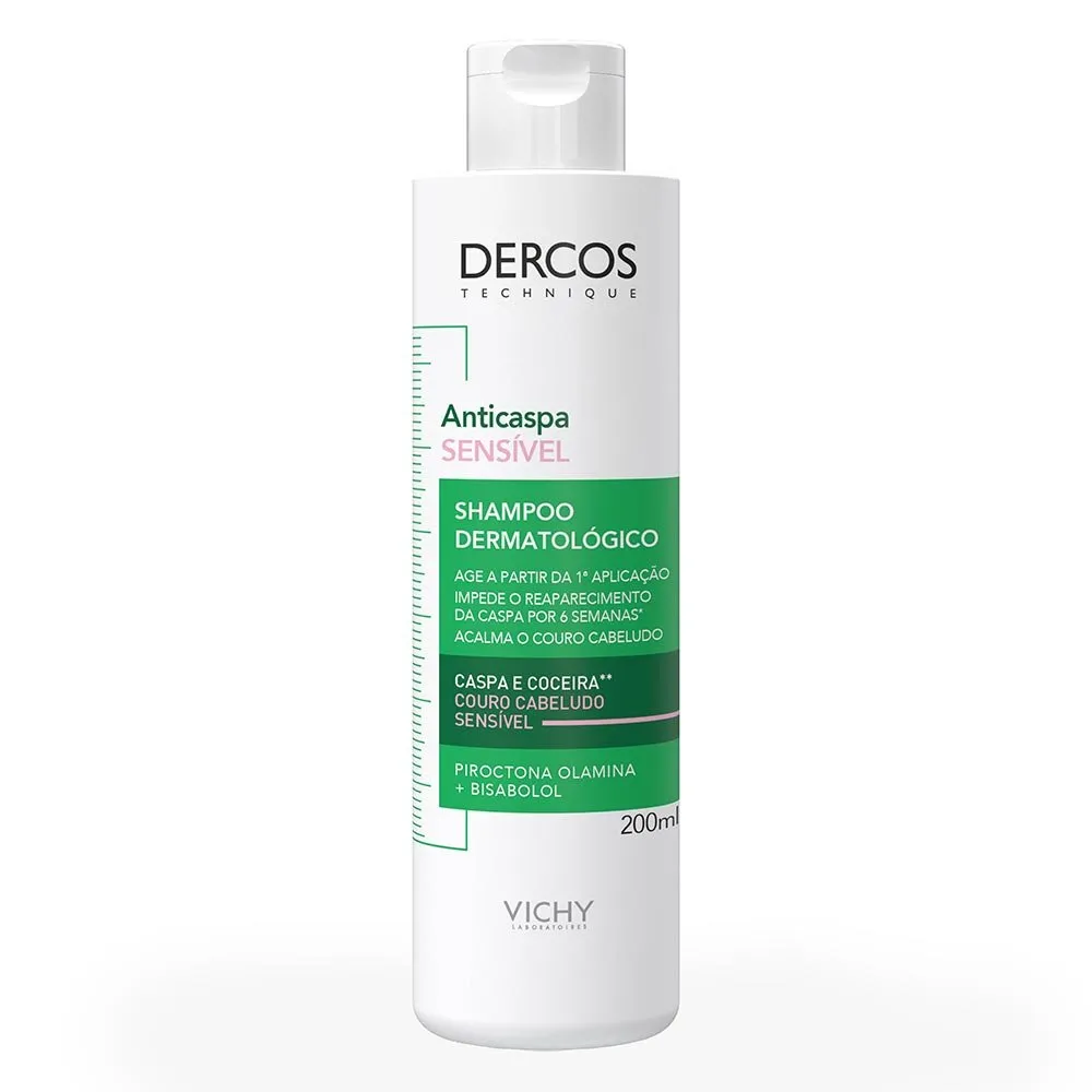 Vichy Dercos Anticaspa Sensível Shampoo 200ML
