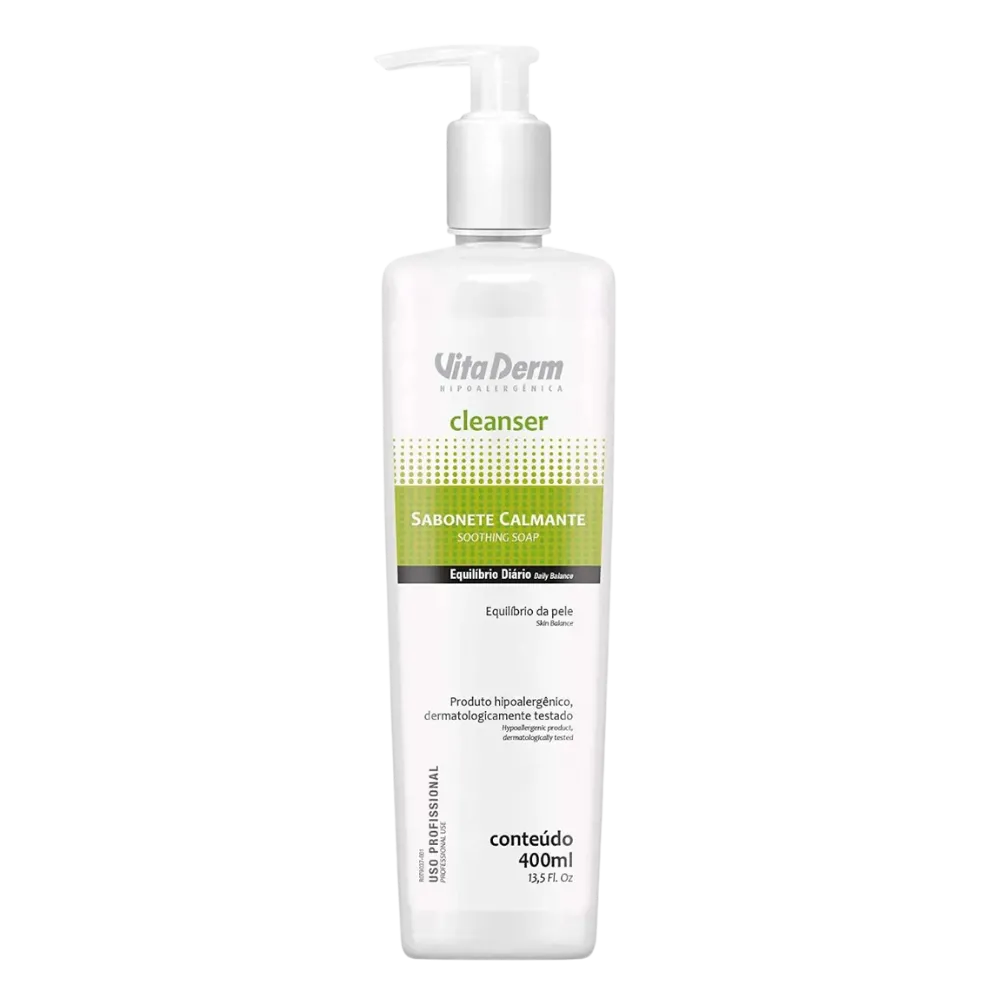 Vita Derm Sabonete Calmante Cleanser 400ml