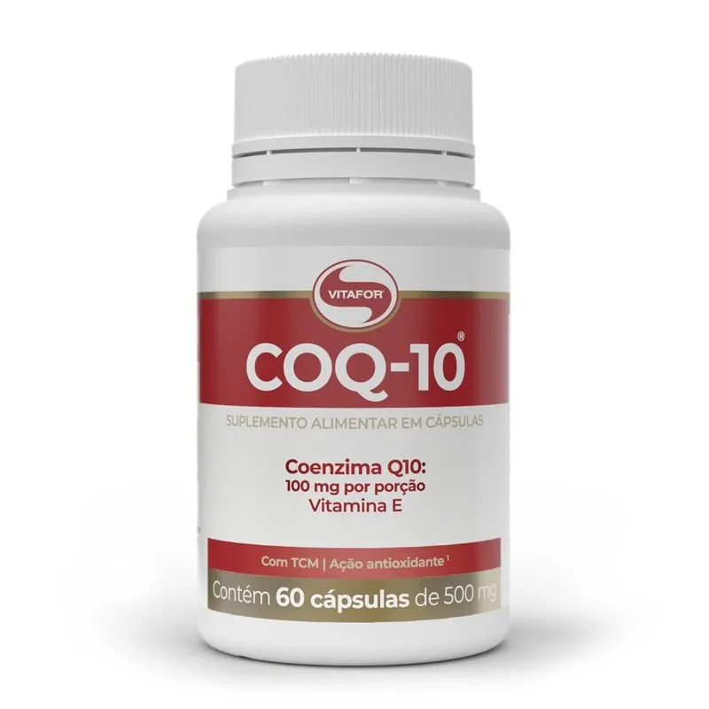 Vitafor Coenzima Q10 100mg 60 Cápsulas