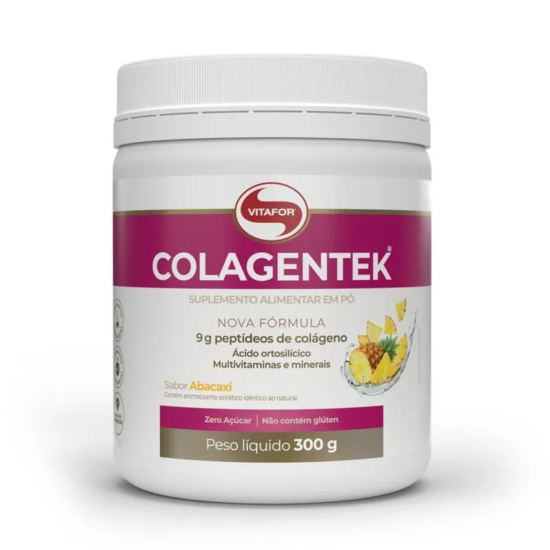 Vitafor Colagentek Sabor Abacaxi Pó 300g