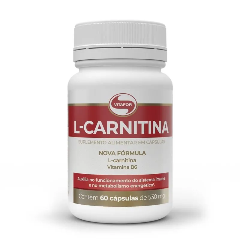 Vitafor L-Carnitina 530mg 60 Cápsulas
