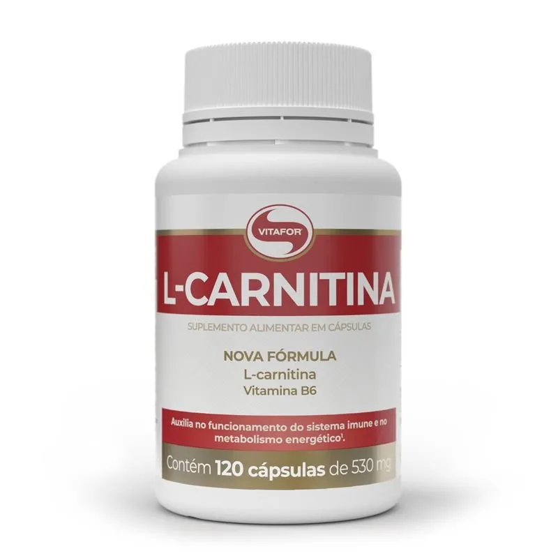 Vitafor L-Carnitina 530mg 120 Cápsulas