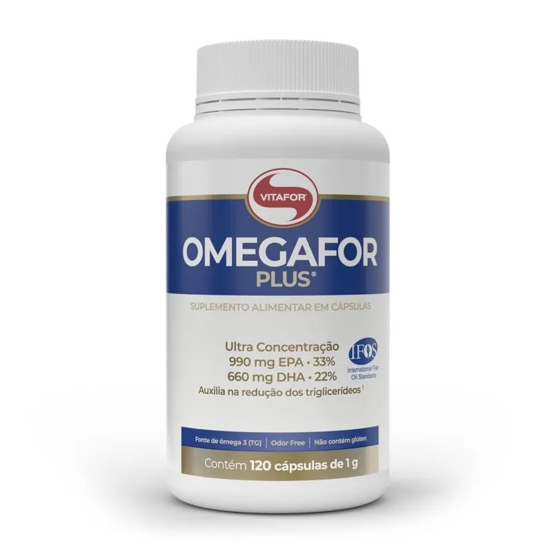 Omegafor Plus 120 Cápsulas Ultra Concentração Vitafor