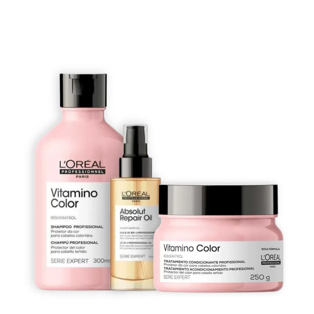 Loreal Vitamino Color Sham e Masc + Oleo Abs Repair 10x1