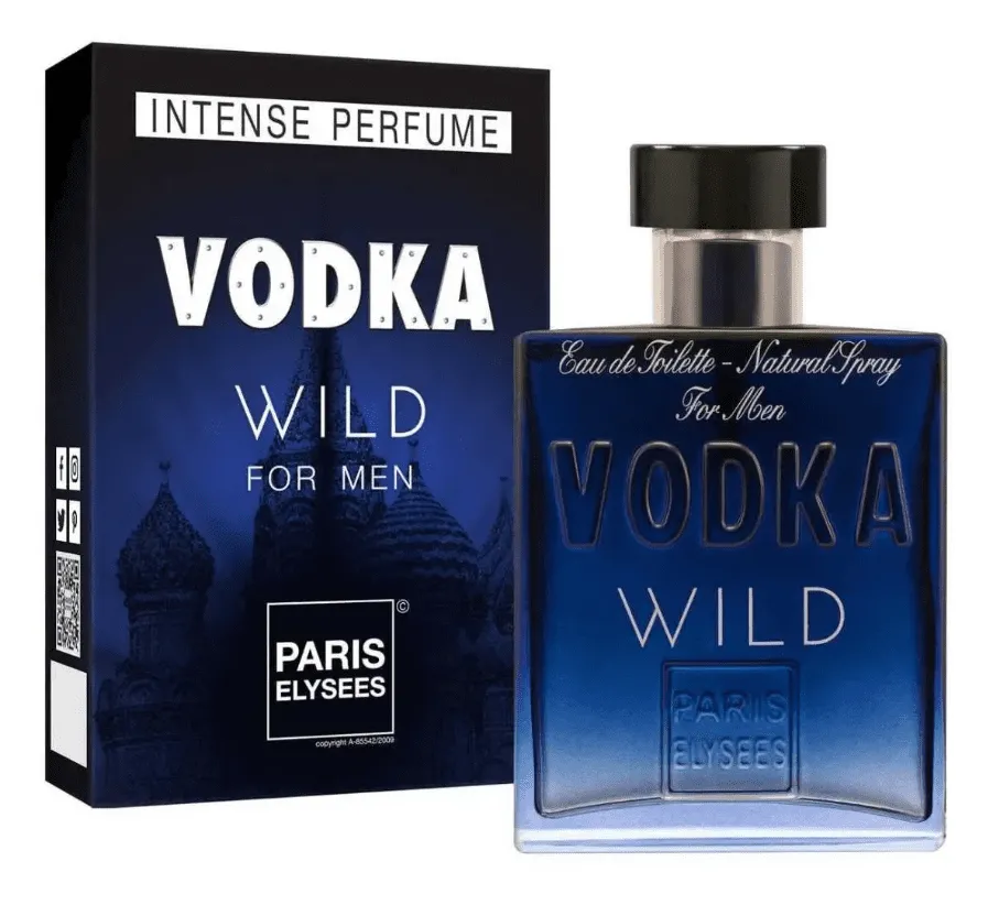 PERFUME MASCULINO VODKA WILD PARIS ELYSEES EAU DE TOILETTE - 100ml