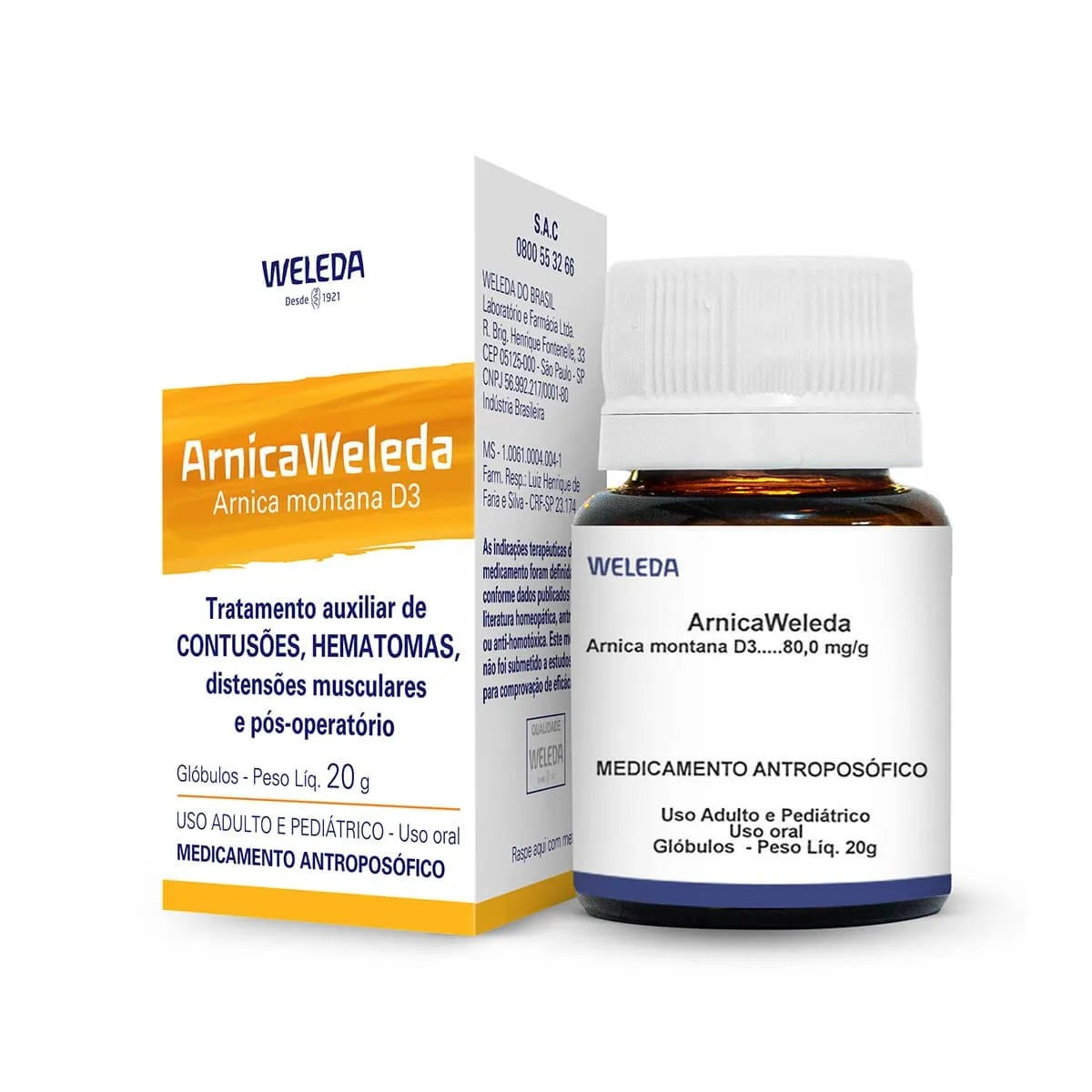 Arnica Weleda 80 comprimidos