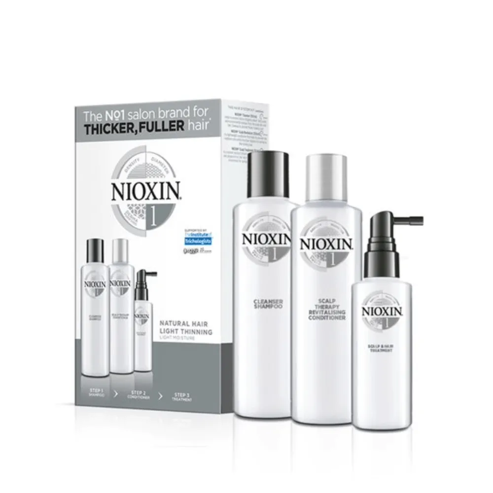 Nioxin Kit Sistema 1 Sh 150ml + Cond 150ml + Leave-in 50ml