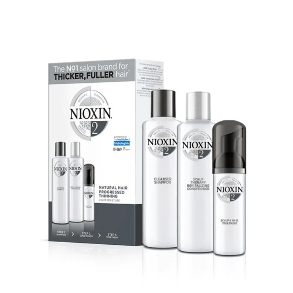 Nioxin Kit Sistema 2 Sh 150ml + Cond 150ml + Leave-in 40ml