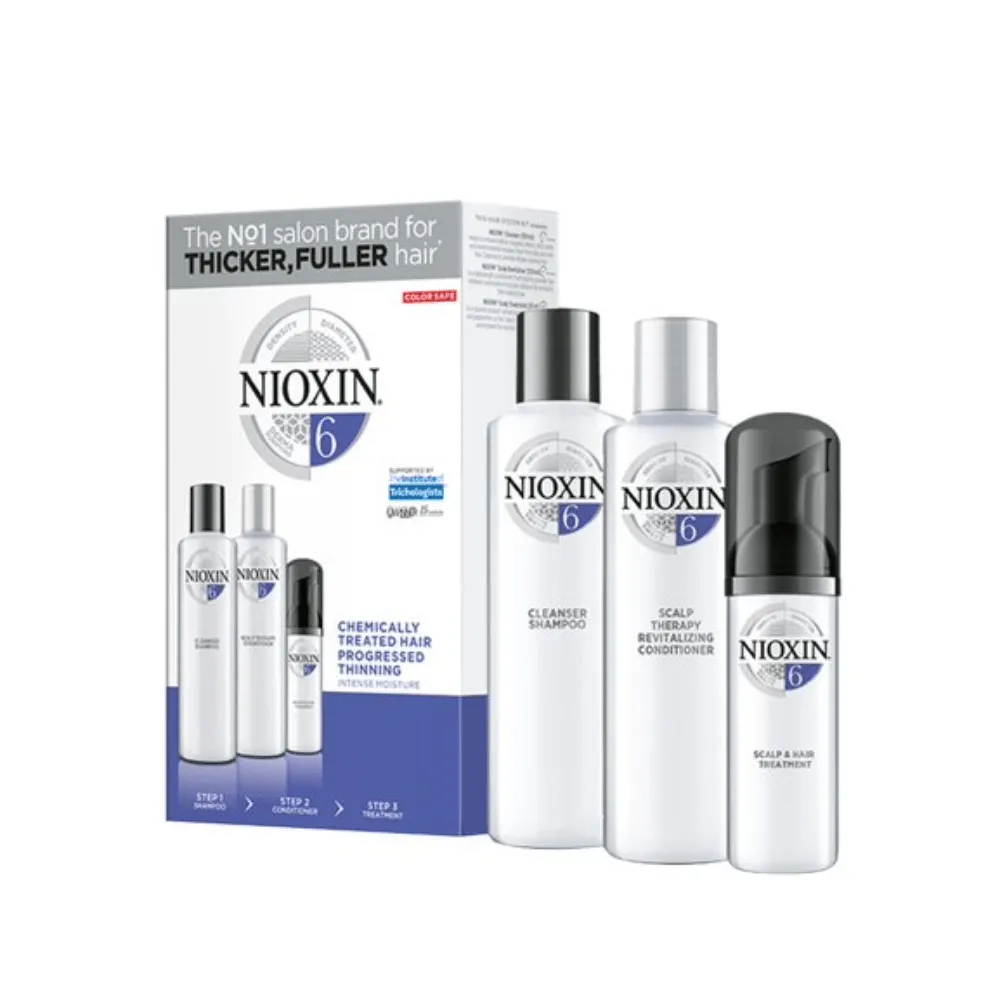 Nioxin Kit Sistema 6 Sh 150ml + Cond 150ml + Leave-in 40ml