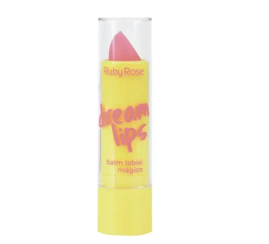 BALM LABIAL DREAM LIPS MÁGICO CORES DIVERSAS RUBY ROSE