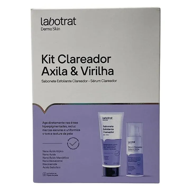 KIT CLAREADOR AXILAS E VIRILHAS LABOTRAT