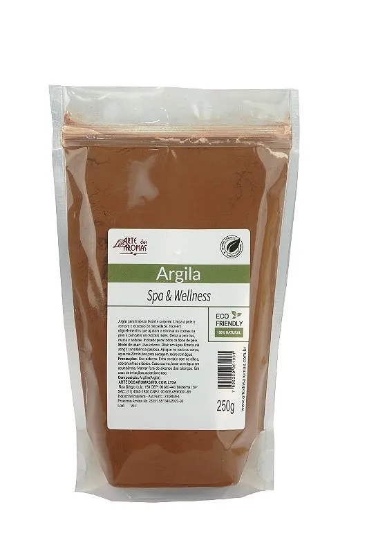 Argila em Pó Vermelha Arte dos Aromas 250g