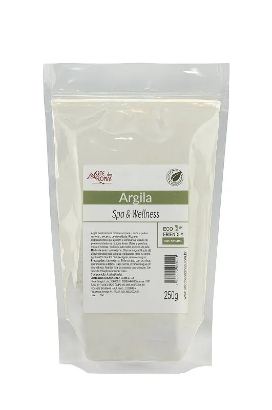 Argila em Pó Branca Arte dos Aromas 250g