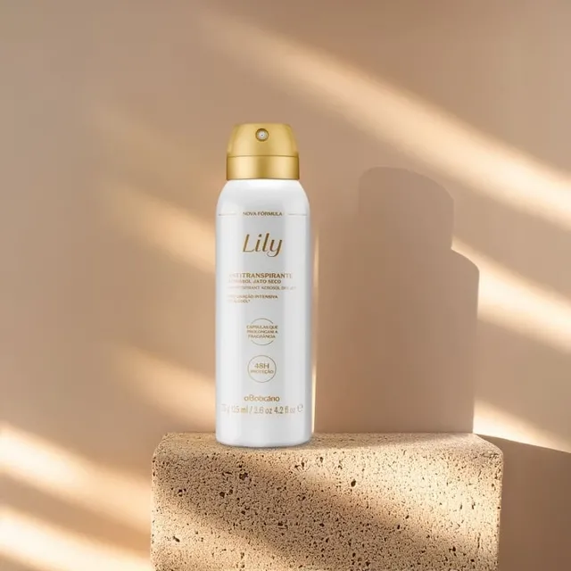 Desodorante Antitranspirante Aerossol Lily O Boticário