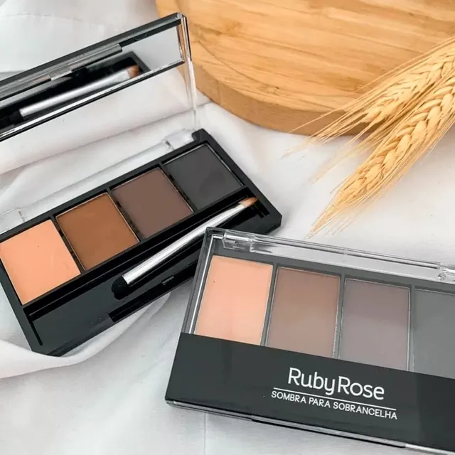 Paleta Sombras para Sobrancelha Ruby Rose