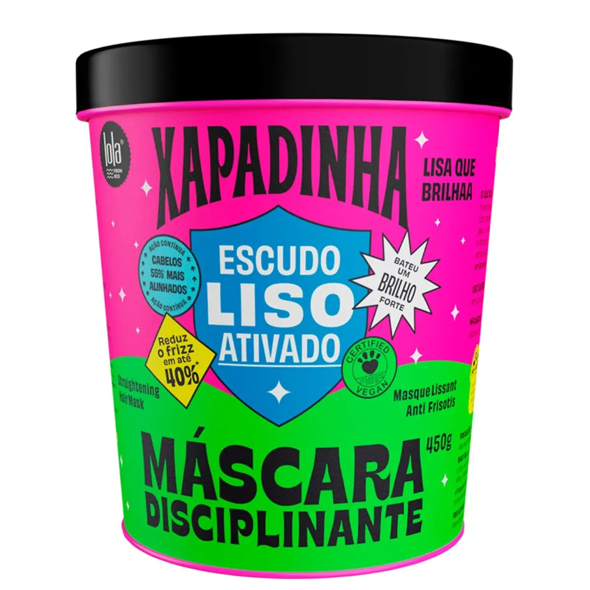 Xapadinha - Máscara Capilar Disciplinante Lola Cosmetics 450g