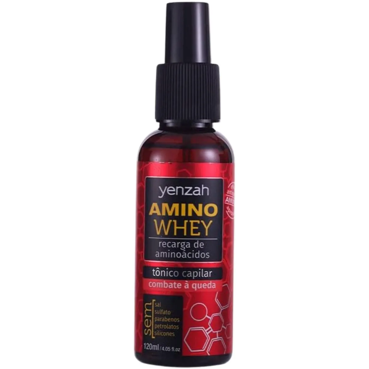 Yenzah Tônico Capilar Combate A Queda Amino Whey 120ml