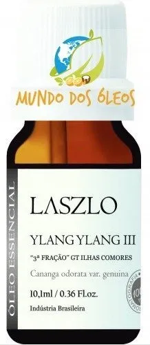 Óleo Essencial de Ylang Ylang III (3ª Fração) - Laszlo - Frasco com 10
